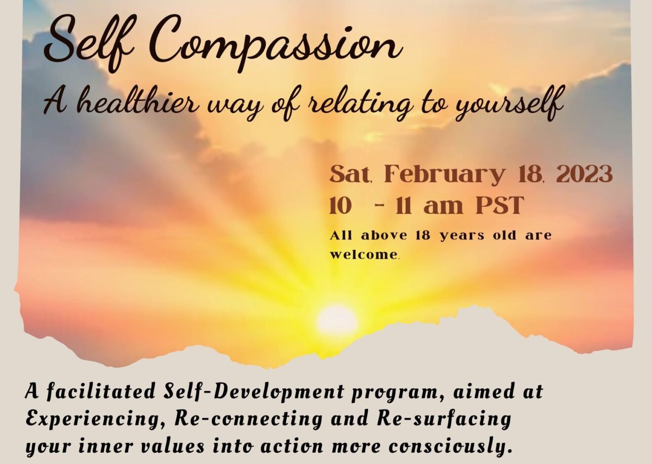Self Compassion: A Healthier Way of Relating to Yourself ~ Join Us ...